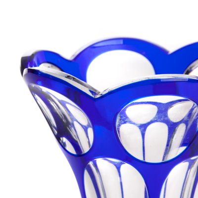 Cobalt-Colored Crystal Vase-FSD-1107262