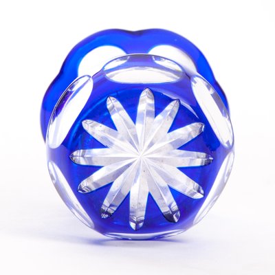 Cobalt-Colored Crystal Vase-FSD-1107264