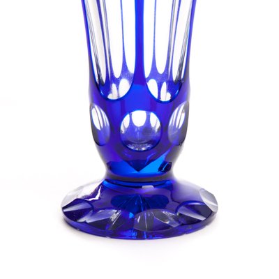 Cobalt-Colored Crystal Vase-FSD-1107262