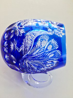 Cobalt Glass Beer Mug by A. Jabłoński, 1980s-WQQ-985435