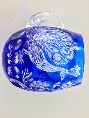 Cobalt Glass Beer Mug by A. Jabłoński, 1980s-WQQ-985435