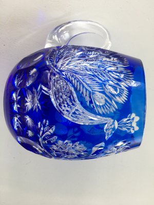 Cobalt Glass Beer Mug by A. Jabłoński, 1980s-WQQ-985435