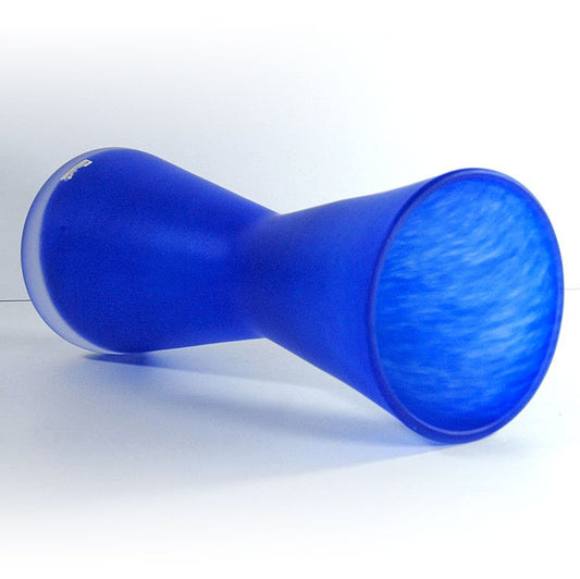 Cobalt Glass Vase from Ulrica Hydman for Kosta Boda, Sweden, 1990s