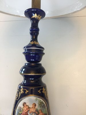 Cobalt Porcelain Table Lamp, 1980s-WQQ-776116