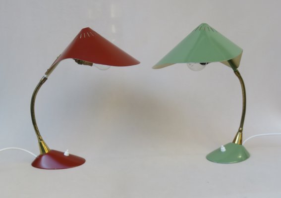 Cobra Desk Lamps from Cosack, 1950s, Set of 2-EY-864859