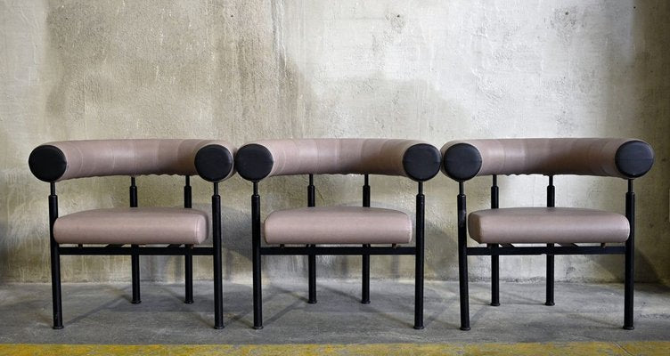 Cobra EJ900 Chairs by Erik Jørgensen for Erik Jørgensen Møbelfabrik, 1980s, Set of 3-QVY-750213