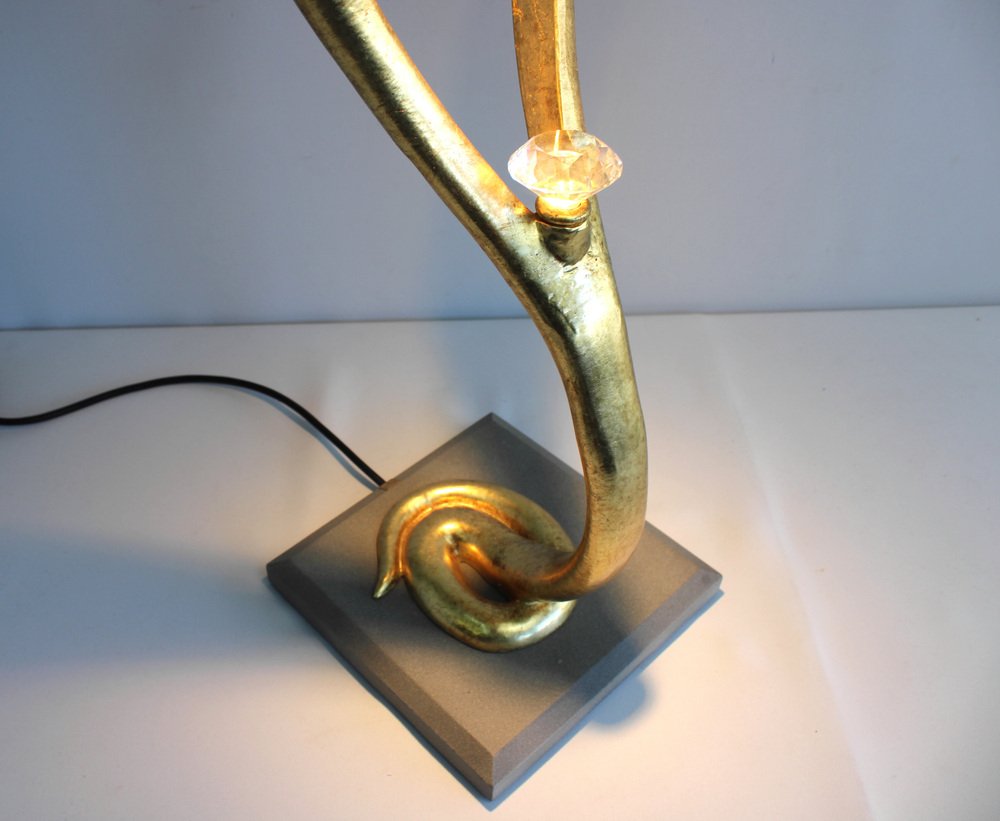 Cobra Table Lamp with Swarovski Crystal from ISA Corsi