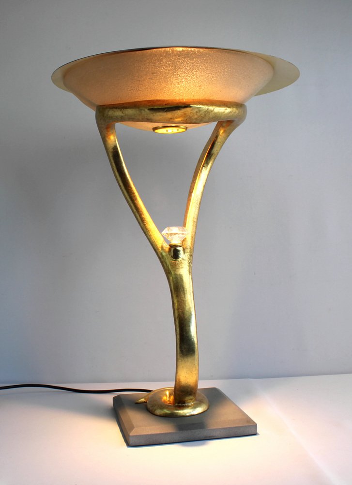 Cobra Table Lamp with Swarovski Crystal from ISA Corsi