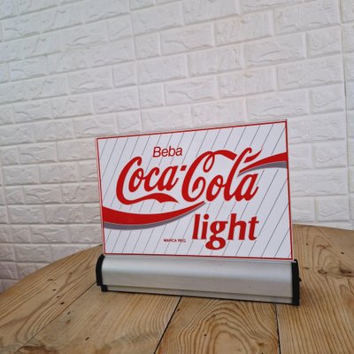 Coca Cola Light Luminous Advertising Sign, 1980s-FRB-1789670