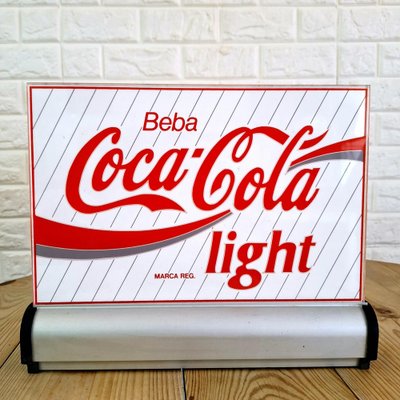 Coca Cola Light Luminous Advertising Sign, 1980s-FRB-1789670