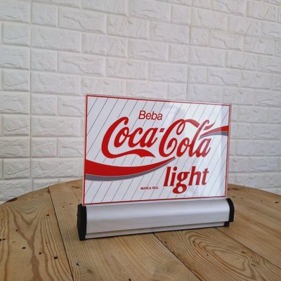 Coca Cola Light Luminous Advertising Sign, 1980s-FRB-1789670