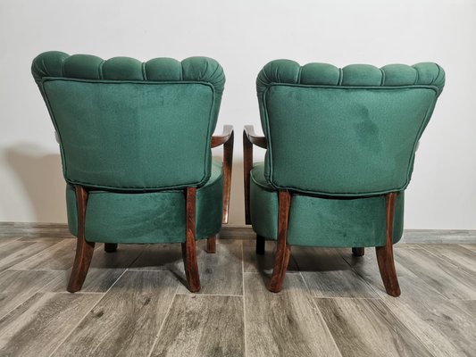 Cocktail Armchairs by Jindřich Halabala, 1950s, Set of 2-QJA-1731768