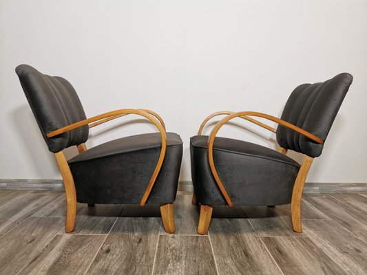 Cocktail Armchairs by Jindřich Halabala, 1950s, Set of 2-QJA-1730488