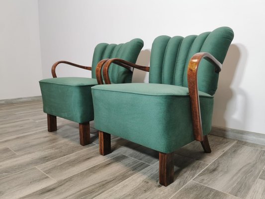 Cocktail Armchairs by Jindřich Halabala, 1950s, Set of 2-QJA-1731768