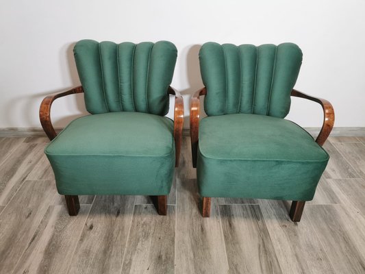 Cocktail Armchairs by Jindřich Halabala, 1950s, Set of 2-QJA-1731768