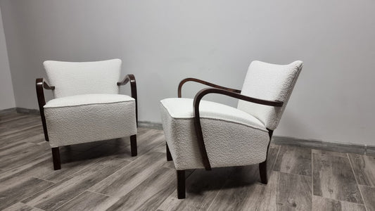 Cocktail Armchairs by Jindřich Halabala, 1950s, Set of 2