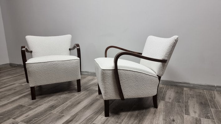 Cocktail Armchairs by Jindřich Halabala, 1950s, Set of 2-QJA-1776197