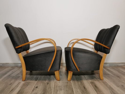 Cocktail Armchairs by Jindřich Halabala, 1950s, Set of 2-QJA-1730488