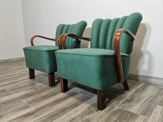 Cocktail Armchairs by Jindřich Halabala, 1950s, Set of 2-QJA-1731768