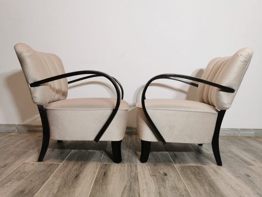 Cocktail Armchairs by Jindřich Halabala, 1950s, Set of 2-QJA-1741483