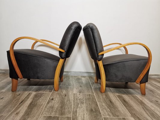 Cocktail Armchairs by Jindřich Halabala, 1950s, Set of 2-QJA-1730488