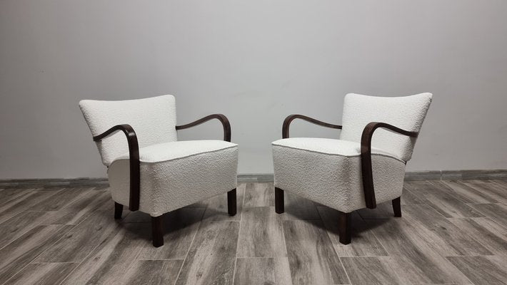 Cocktail Armchairs by Jindřich Halabala, 1950s, Set of 2-QJA-1776197