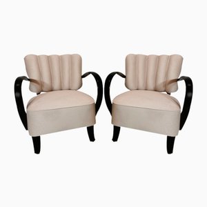 Cocktail Armchairs by Jindřich Halabala, 1950s, Set of 2-QJA-1741483