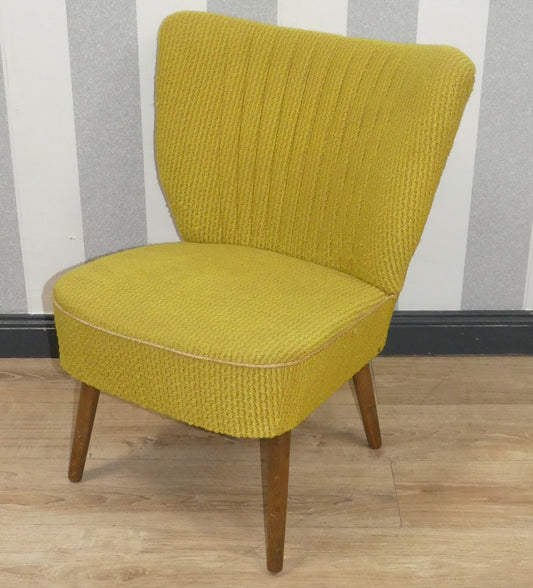 Cocktail Chair in Bright Green, 1950s