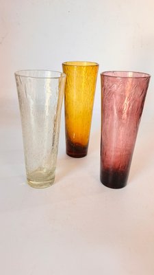 Cocktail Glasses from Biot, 1970, Set of 3-UR-2031646