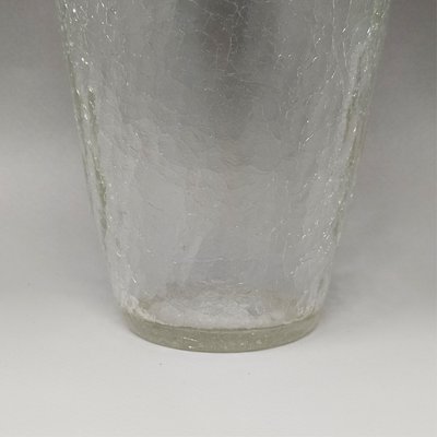 Cocktail Shaker in Crackle Glass, Italy, 1960s-QGR-961978