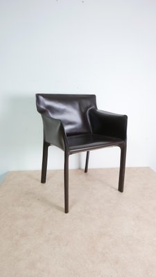 Cocoa Saddle Leather Chair by Matteo Grassi, Italy, 1970s-KK-1132112