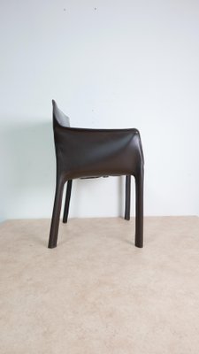 Cocoa Saddle Leather Chair by Matteo Grassi, Italy, 1970s-KK-1132112