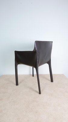 Cocoa Saddle Leather Chair by Matteo Grassi, Italy, 1970s-KK-1132112