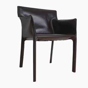 Cocoa Saddle Leather Chair by Matteo Grassi, Italy, 1970s-KK-1132112