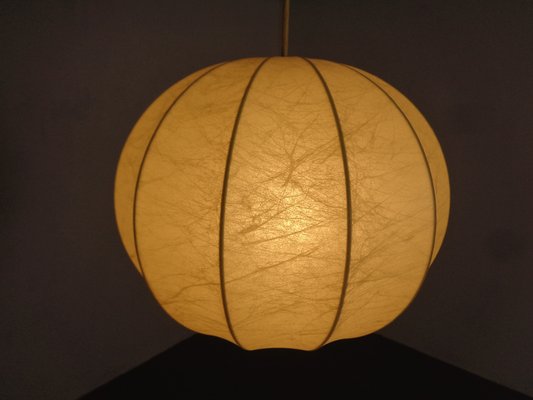 Cocoon Pendant Lamp from Friedel Wauer for Goldkant, Germany, 1960s-RDW-1822471