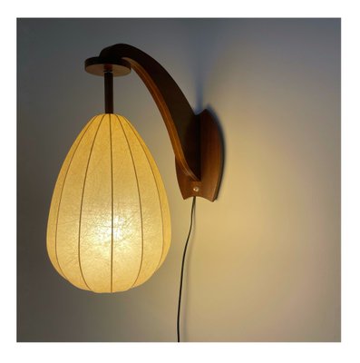 Cocoon Wall Lamp by Friedel Wauer for Goldkant Leuchten, 1950s-IVH-2040373