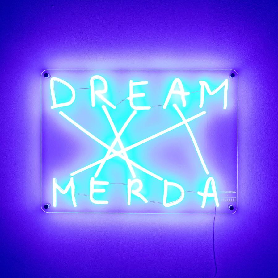 Silicone LED tube Wall Lamp Dream Merda by Seletti