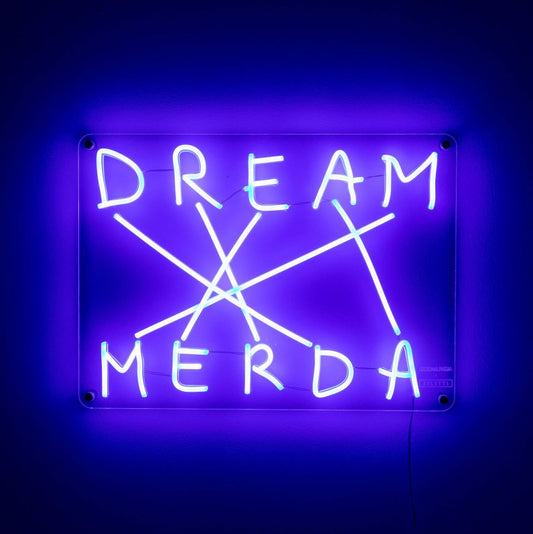 Silicone LED tube Wall Lamp Dream Merda by Seletti