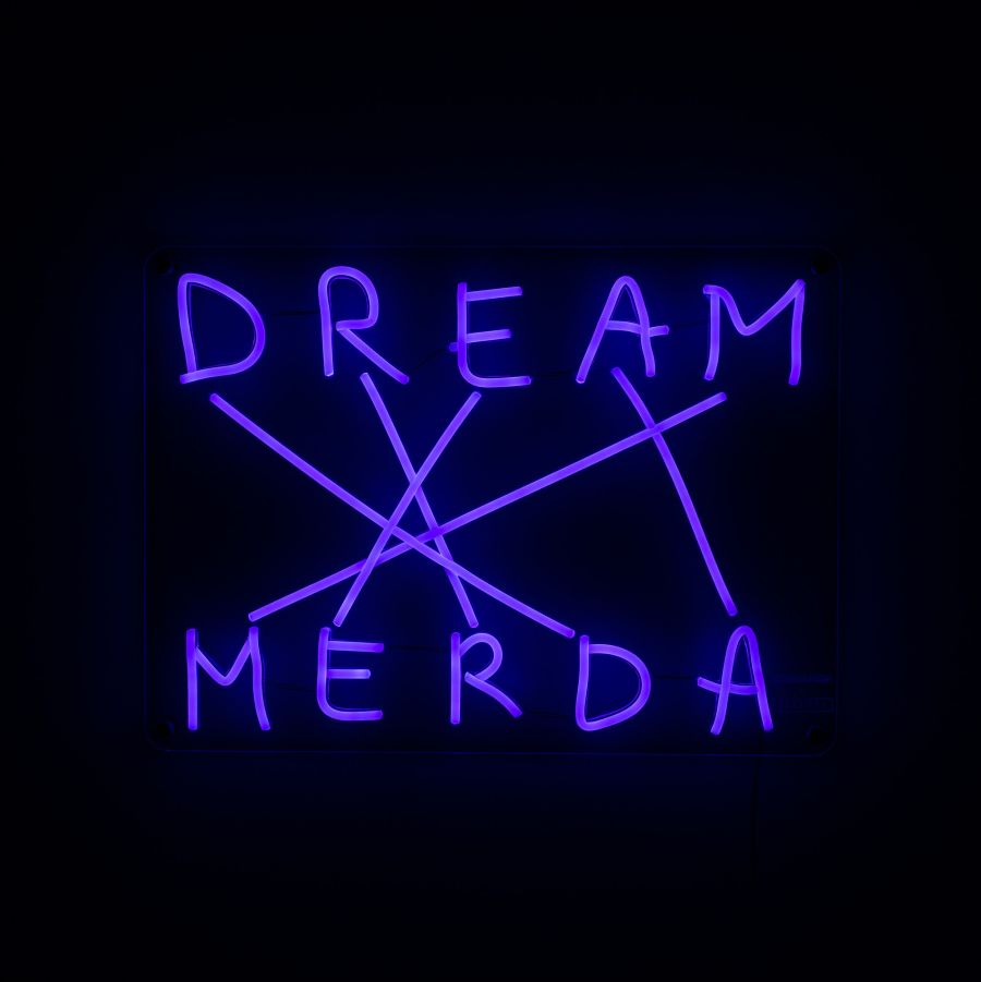 Silicone LED tube Wall Lamp Dream Merda by Seletti