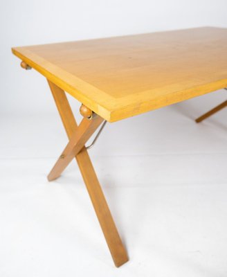 Coffee / Dining Table in Light Wood by Mogens Koch, 1960s-UY-911713