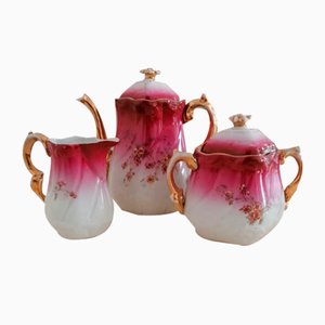 Coffee Service Set in Porcelain, Set of 3-LLP-1348209