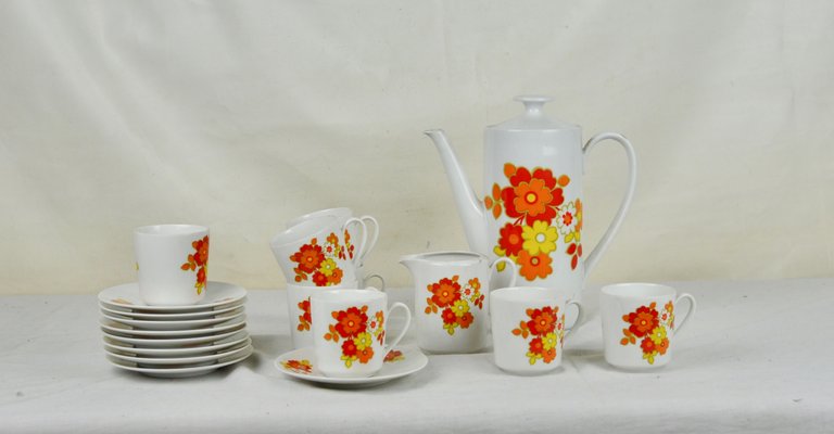 Coffee Set from Bavaria Seltmann Weiden, 1960s, Set of 17-ROJ-609243