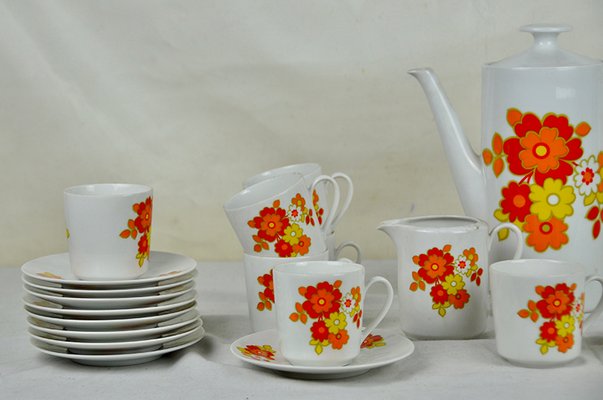 Coffee Set from Bavaria Seltmann Weiden, 1960s, Set of 17-ROJ-609243