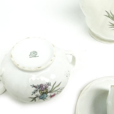 Coffee Set from Porcelain Factory Bogucice, Poland, 1960s, Set of 15-BKO-1451510