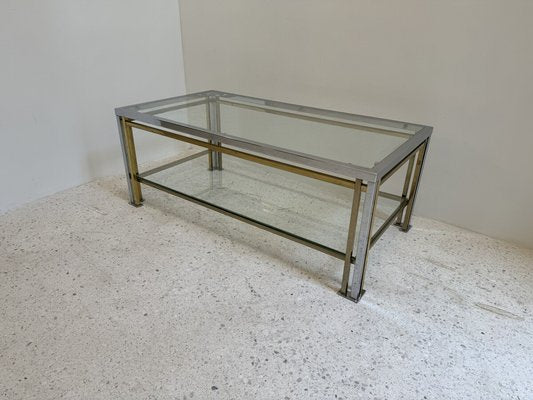 Coffee Table attributed to Belgo Chrom/Dewulf Selection, 1970s-JG-1776861