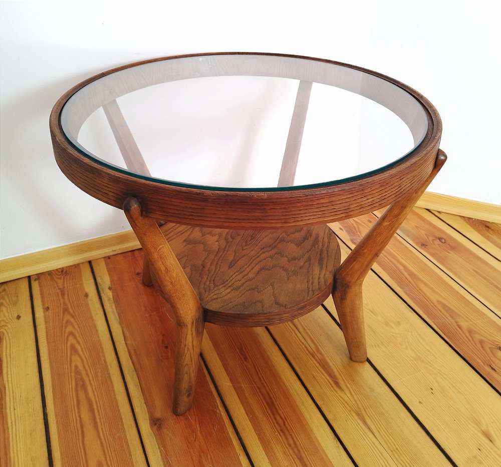 Coffee Table attributed to K. Kozelka for Interier Praha, Czechoslovakia, 1930s