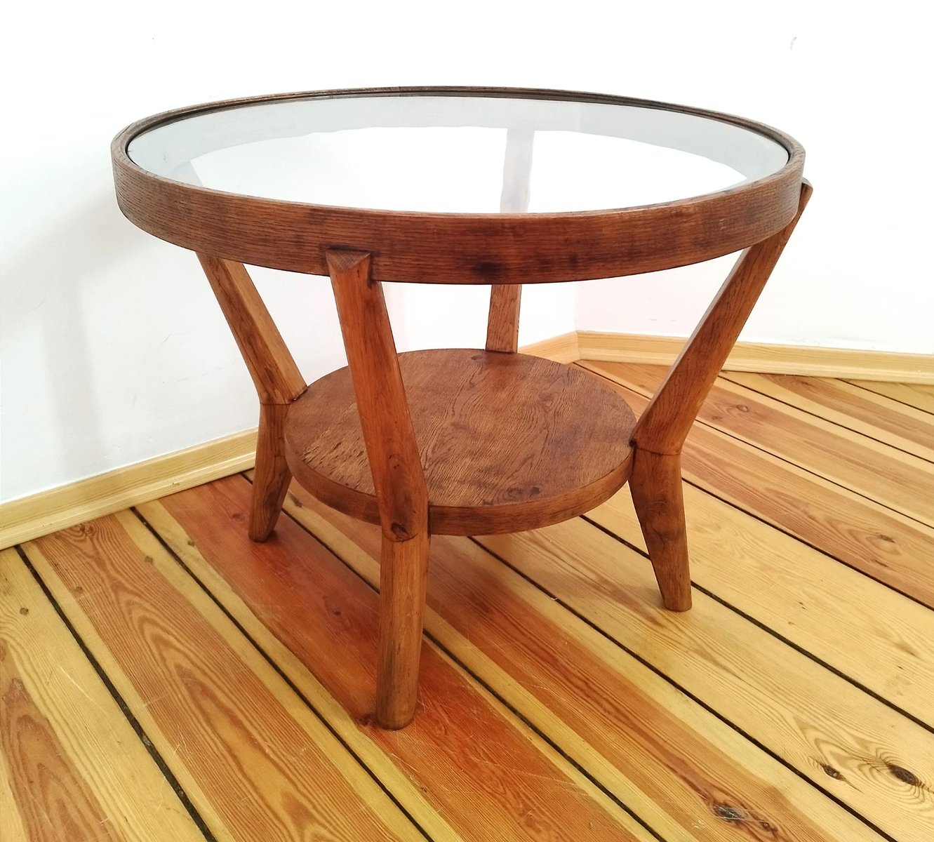 Coffee Table attributed to K. Kozelka for Interier Praha, Former Czechoslovakia, 1930s