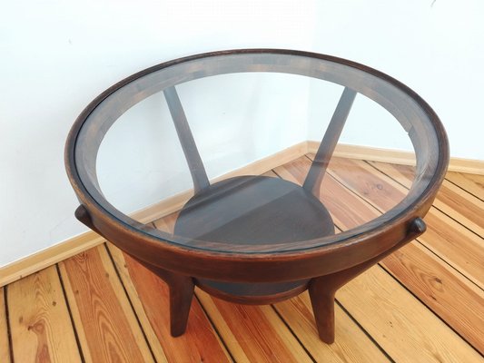 Coffee Table attributed to K. Kozelka for Interier Praha, Former Czechoslovakia, 1930s-DHD-1818495