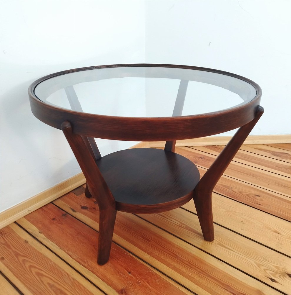 Coffee Table attributed to K. Kozelka for Interier Praha, Former Czechoslovakia, 1930s