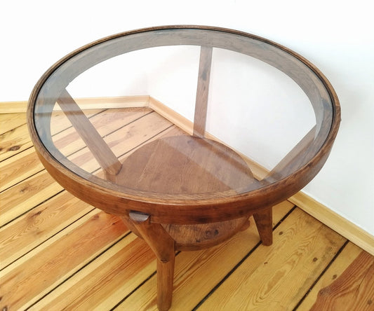 Coffee Table attributed to K. Kozelka for Interier Praha, Former Czechoslovakia, 1930s